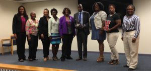 President Frederick at the HUAC GWDC May General Body Meeting