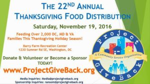 Project Giveback Volunteer Event 2017